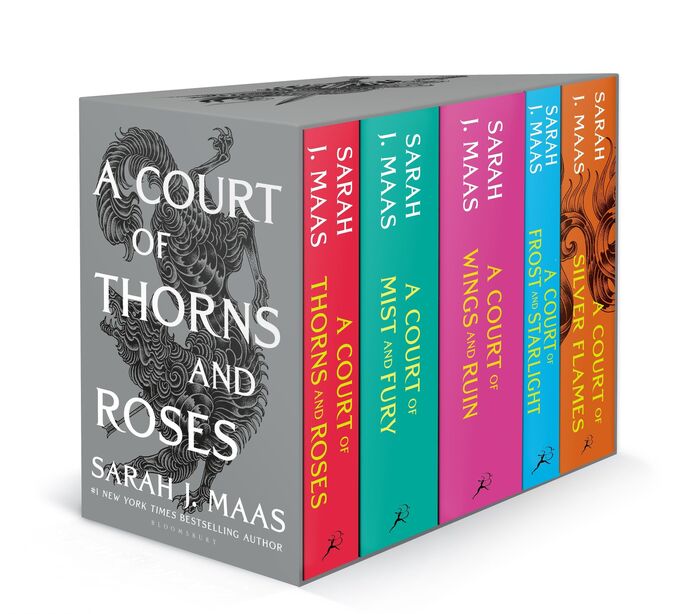 Box set with the paperback editions of the five books