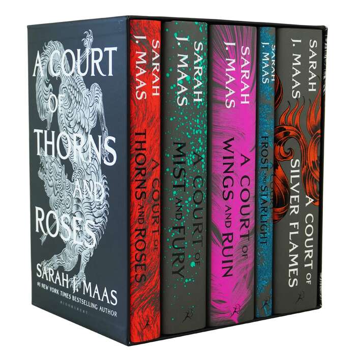 Box set with the hardback editions of the five books