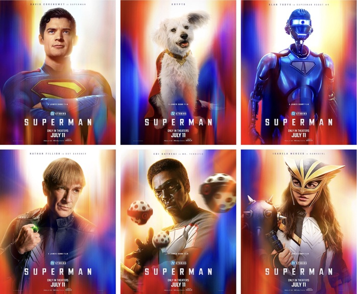 Superman (2025) movie posters 4