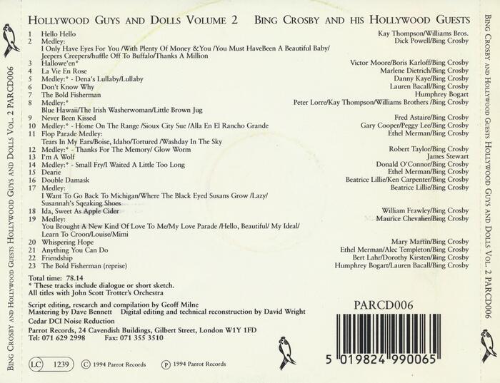 Hollywood Guys &amp; Dolls CD series 4