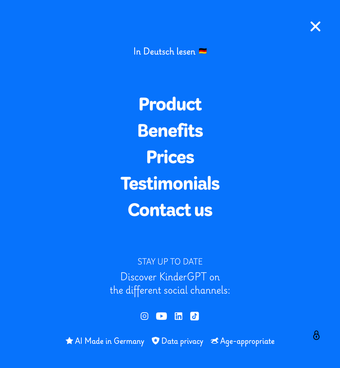 Website menu. The default letter-spacing of Kit Rounded Bold is here reduced by 0.05 rem.