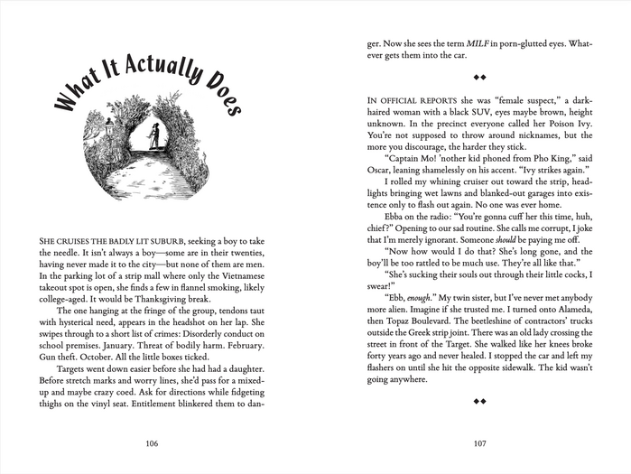 Interior spread from Double Black Diamond