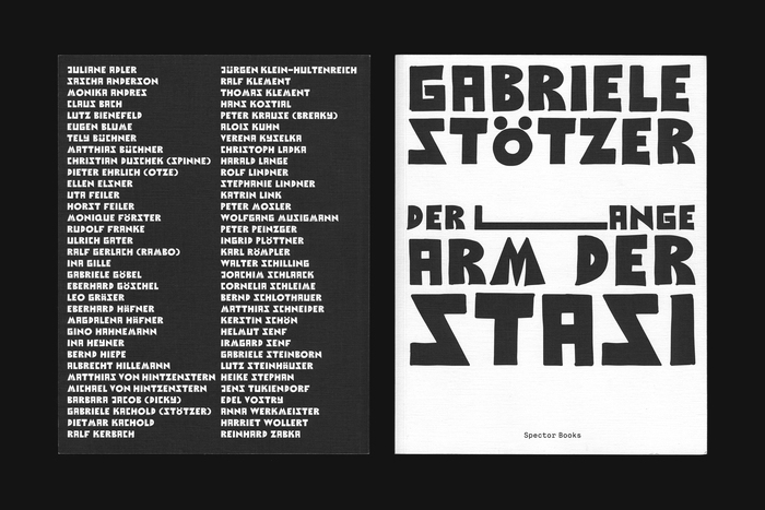 Der lange Arm der Stasi by Gabriele Stötzer and Anne König 1