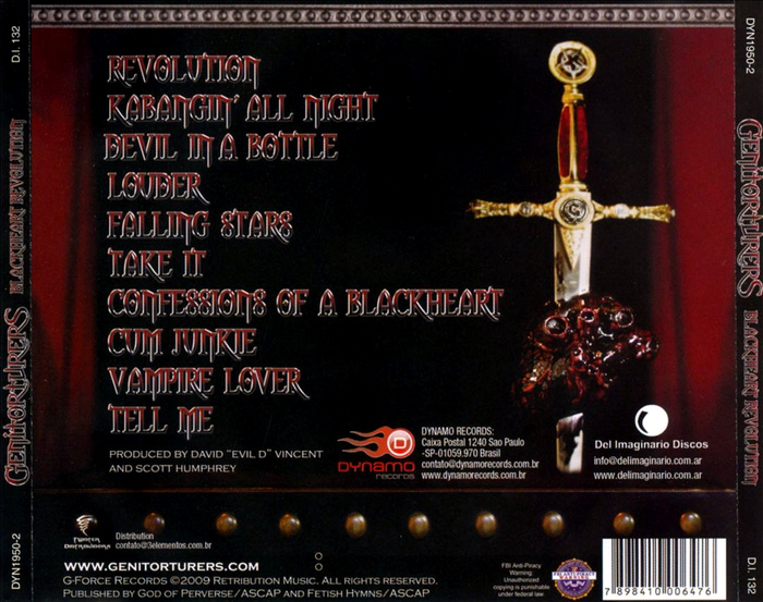 Back cover (Brazilian/Argentine release)
