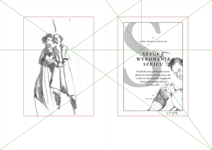 Title pages designed according to the golden ratio rule.