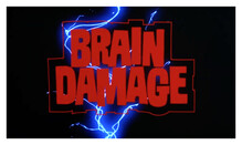 <cite>Brain Damage</cite> movie logo and posters