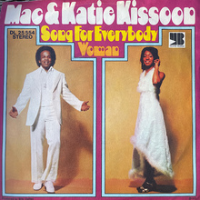 Mac &amp; Katie Kissoon – “Song For Everybody” / “Woman” German single cover
