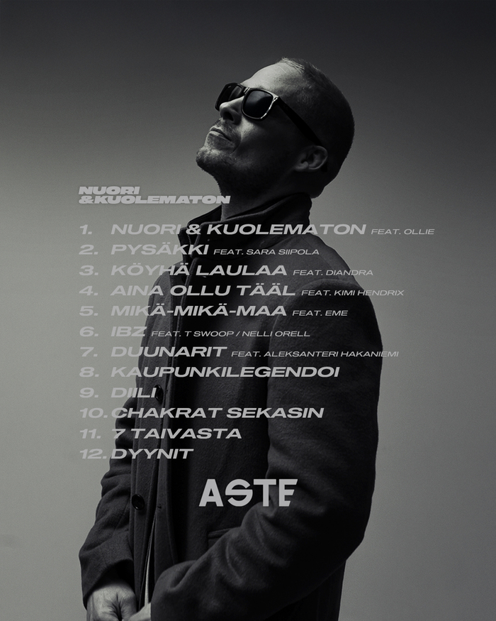Nuori &amp; Kuolematon album tracklist
