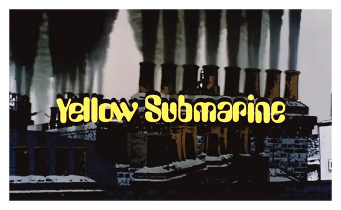 Yellow Submarine opening credits and title card 7