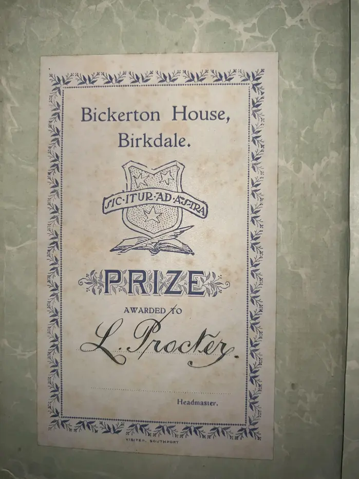 Bickerton House School bookplate
