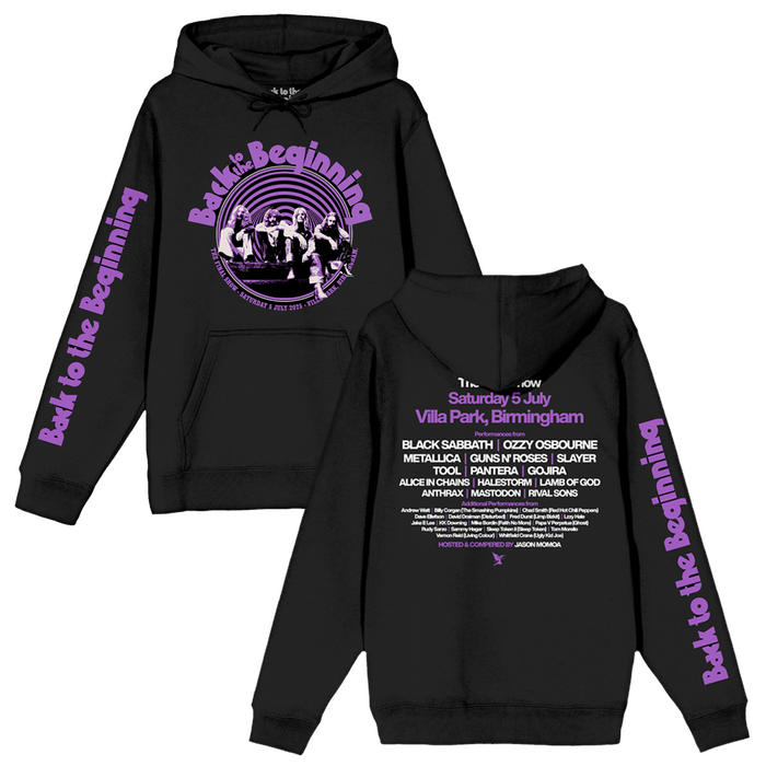 The available merch included hoodies and T-shirts. Proceeds from the event totalled £140 million, and will be donated to Acorns Children's Hospice, Birmingham Children’s Hospital, and Cure Parkinson’s.