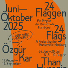 <cite>24 Flags</cite> at Kunstmeile Hamburg flyer