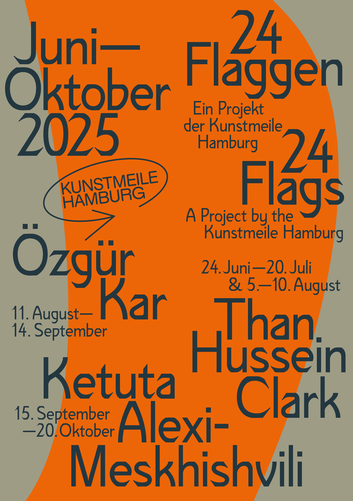24 Flags at Kunstmeile Hamburg flyer 1