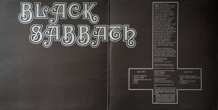 The gatefold with the infamous inverted cross, see the comments.