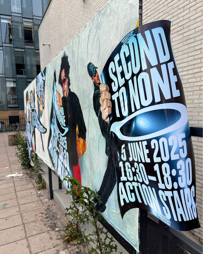 Second to None billboard at&nbsp;Rietveld Academie 2