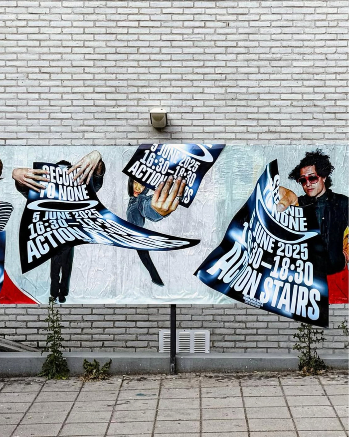 Second to None billboard at&nbsp;Rietveld Academie 3