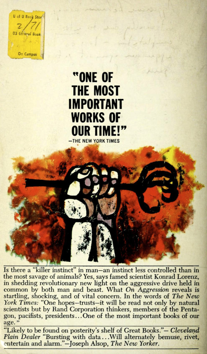 Back cover of the 10th printing, after March 1970