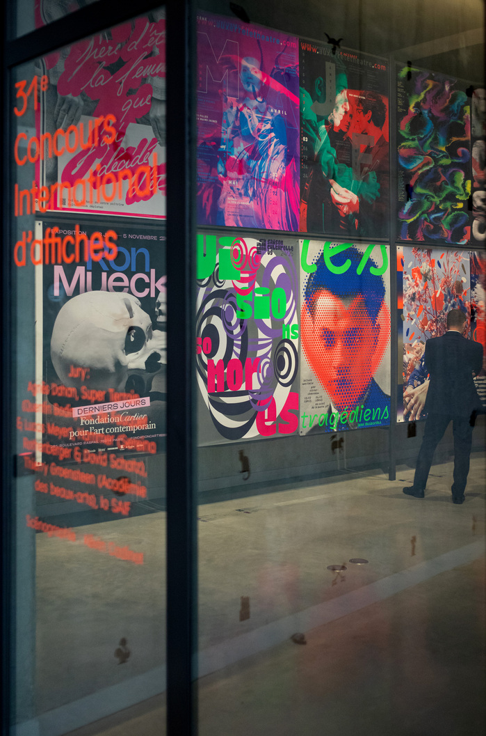 The poster was exhibited at the 31st International Poster Competition at Le Signe, the National Graphic Design Center in Chaumont (France).