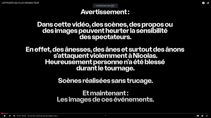 Nicolas Meyrieux’s YouTube channel titles 4
