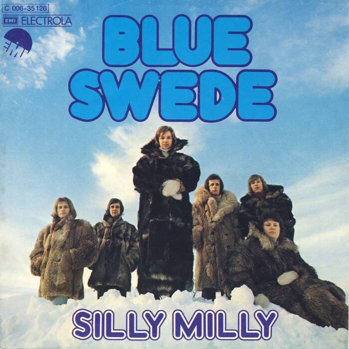Blue Swede – “Silly Milly” / “Lonely Sunday Afternoon” German single cover 1