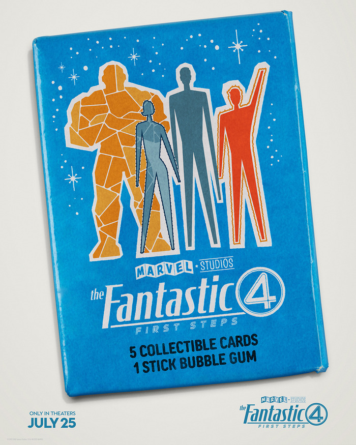 The Fantastic Four: First Steps movie logo and posters 4