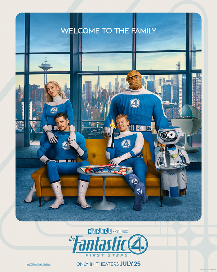 The Fantastic Four: First Steps movie logo and posters 5