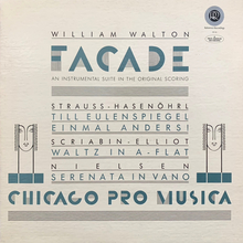 Chicago Pro Musica – William Walton’s&nbsp;<cite>Facade</cite>  album art