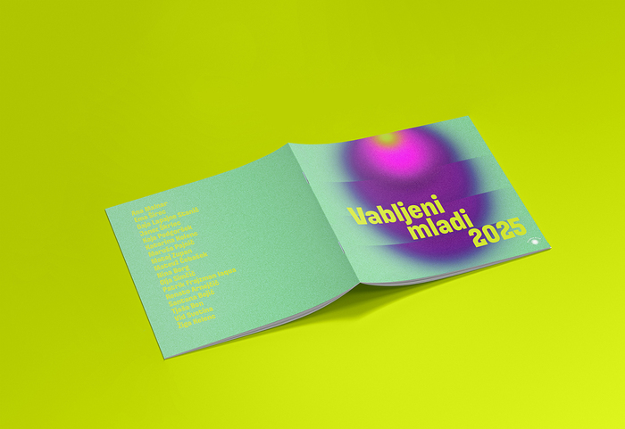 Vabljeni mladi 2025 exhibition poster, invitation, catalog 3