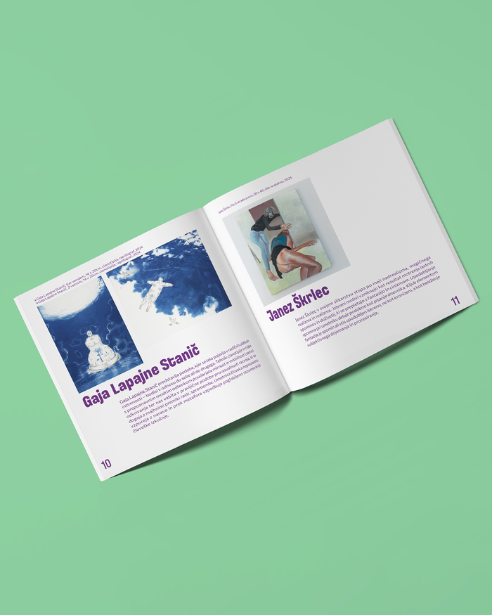 Vabljeni mladi 2025 exhibition poster, invitation, catalog 5
