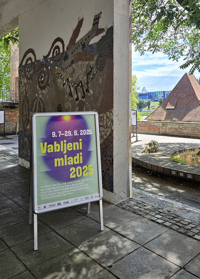 Vabljeni mladi 2025 exhibition poster, invitation, catalog 7