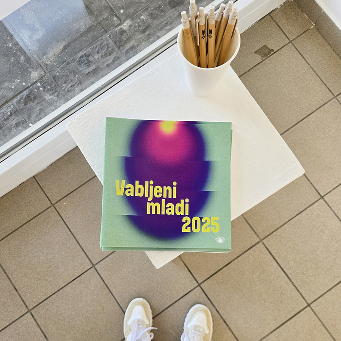 Vabljeni mladi 2025 exhibition poster, invitation, catalog 9