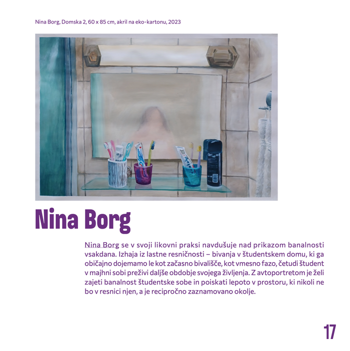 Vabljeni mladi 2025 exhibition poster, invitation, catalog 11