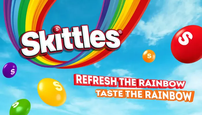 Skittles 2024 rebranding 2