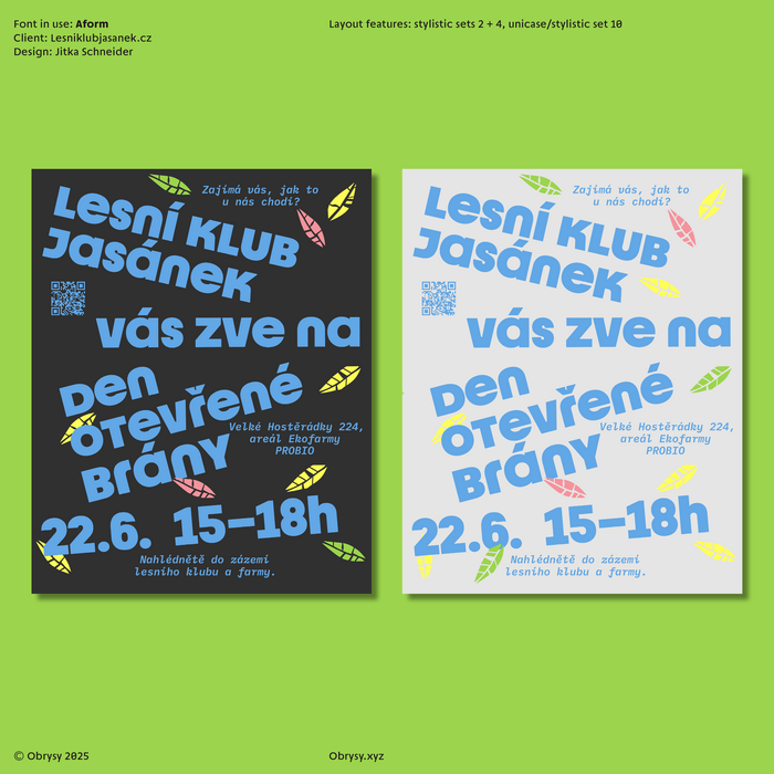 Lesní Klub Jasánek website and identity 3