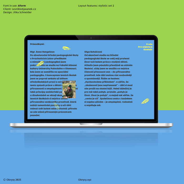Lesní Klub Jasánek website and identity 6