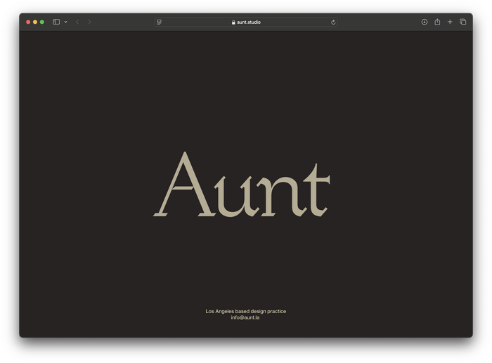 Aunt Studio 3