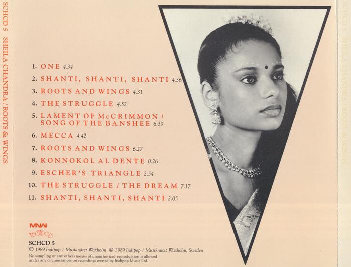CD release, back cover