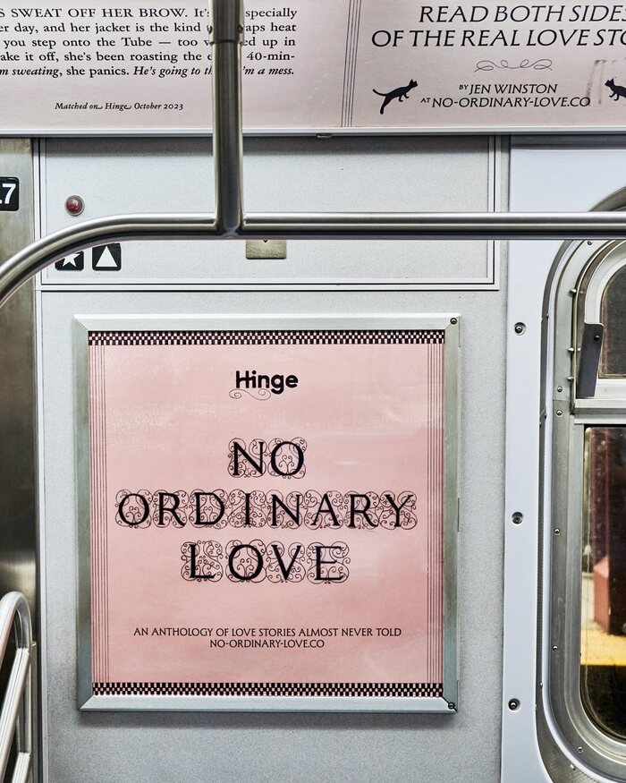 Hinge – “No Ordinary Love” 2025 campaign 3