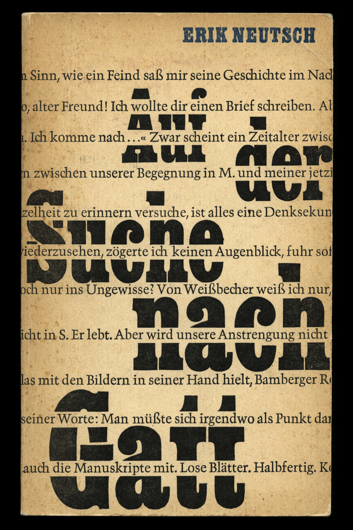 Auf der Suche nach Gatt by Erik Neutsch 1