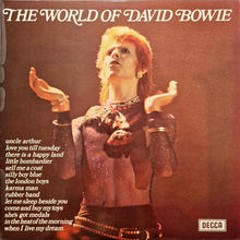 David Bowie – <cite>The World of David Bowie</cite> album art