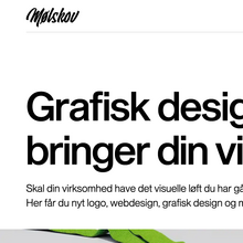 Mølskov Studio portfolio website 2025