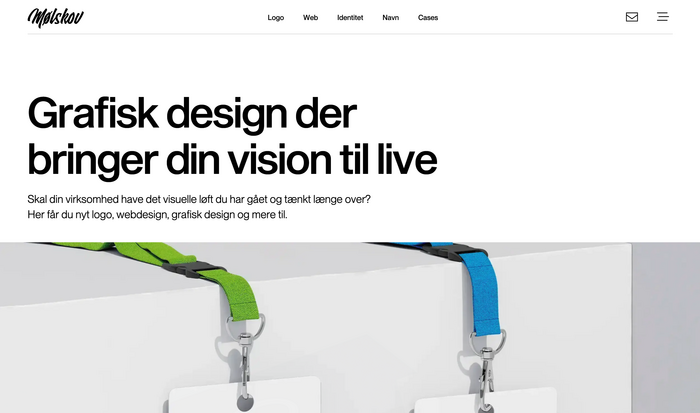 Mølskov Studio portfolio website 2025 1