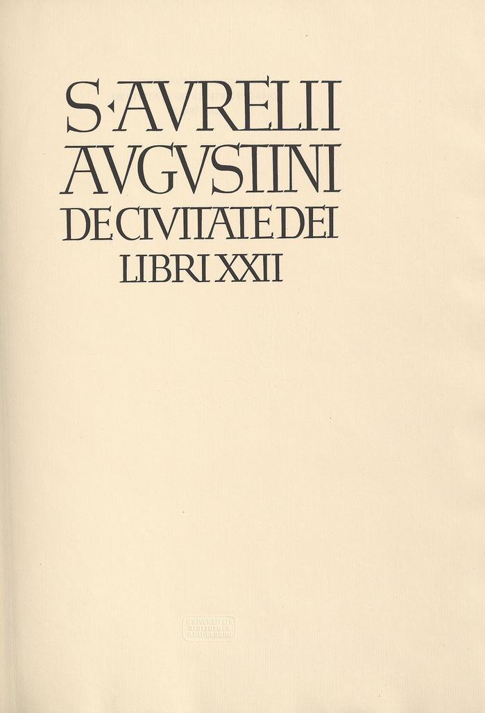 Title page with lettering by Simons