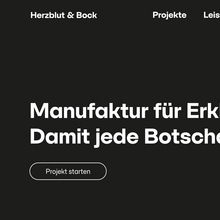 Herzblut &amp; Bock website and videos