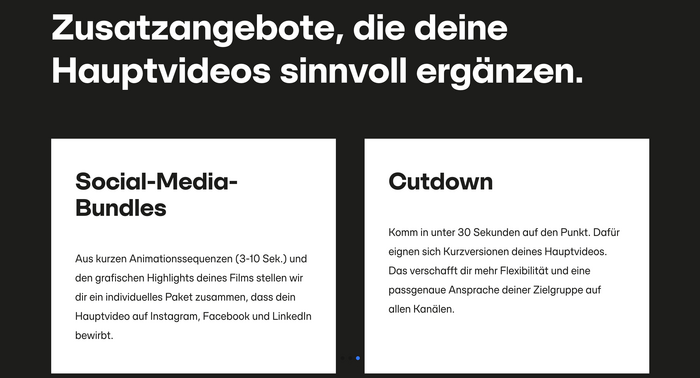 Herzblut &amp; Bock website and videos 7