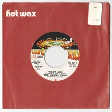 Hot Wax 7″ record sleeve