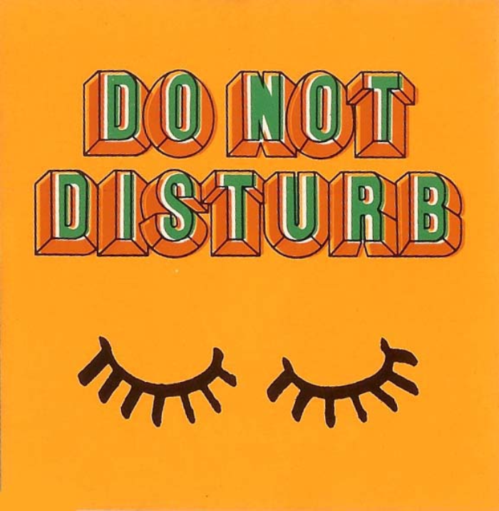 “Do not disturb” signs, Singapore Airlines 1
