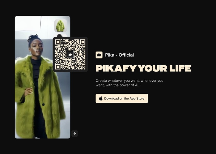 Pika AI video app 10