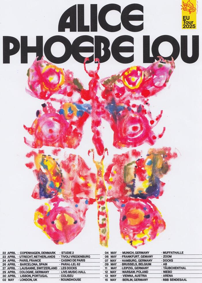 Alice Phoebe Lou – EU Tour 2025 poster