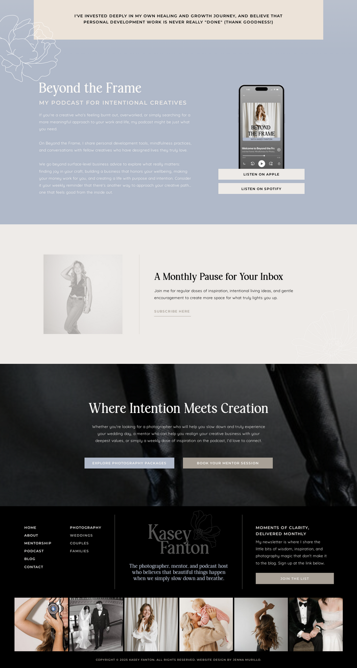 Kasey Fanton website 4